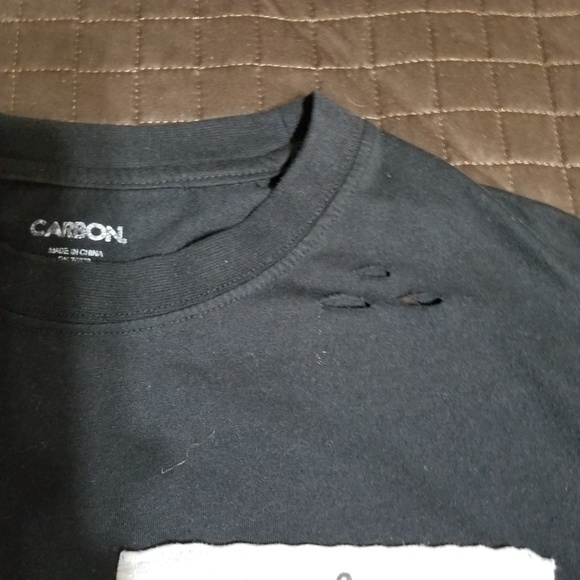 Carbon Distressed long sleeve Tee - Picture 4 of 7